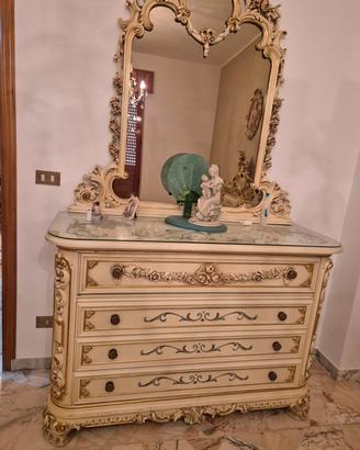 Camera da letto classica completa stile barocco – 