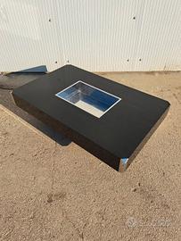 tavolino Alveo Willy Rizzo Mario Sabot nero