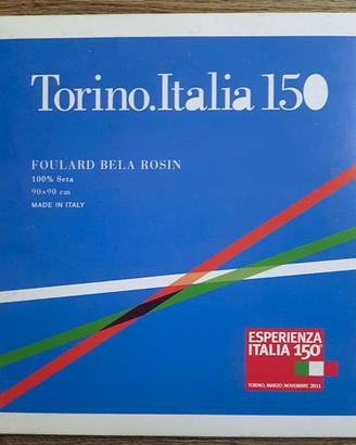 664 - FOULARD SETA BELA ROSIN - TORINO 150 - 2011
