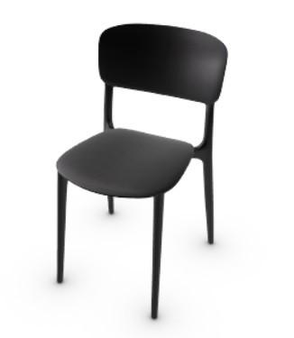 Sedia Calligaris Liberty Nero