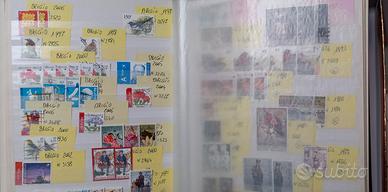 Francobolli in raccoglitore DiBelgio/Giappone/USA