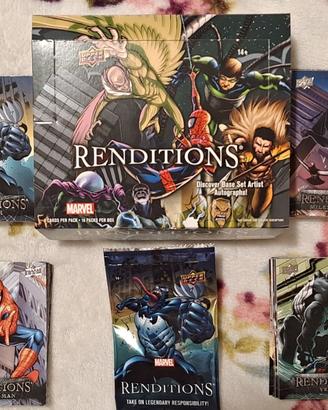 MARVEL RENDITIONS SPIDER-MAN Upper Deck 2024 Set