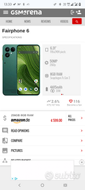 Fairphone 6 nuovo colore forest green+ accessori