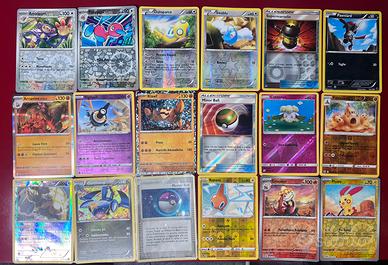 LOTTO POKEMON HOLO E REVERSE MISTE