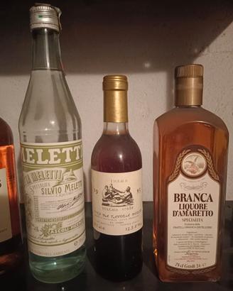 Lotto F liquori e vino dolce per collezionisti