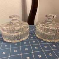 Scatoline in cristallo di Boemia vintage