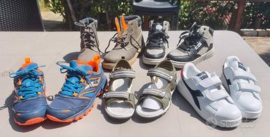 Lotto scarpe bambino