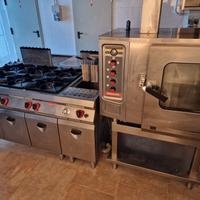 sola cucina professionale Angelo Po completa