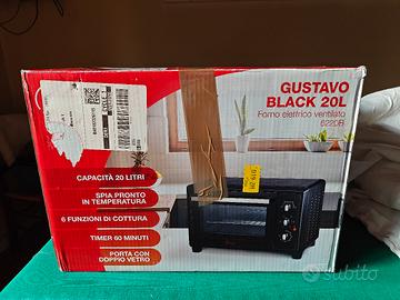 FORNO ELETTRICO ARDES GUSTAVO BLACK 20L