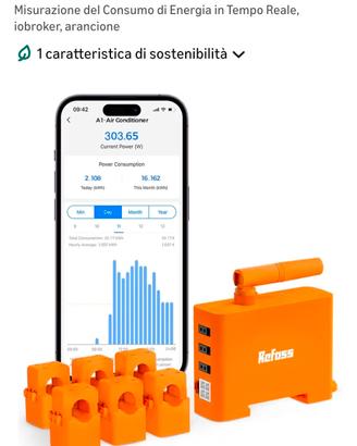 MISURATORE REFOSS EM06 ARANCIO