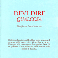 DEVI DIRE QUALCOSA D. Katagiri Buddhismo Zen