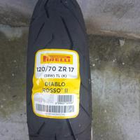 Coppia pneumatici Pirelli Diablo Rosso II 120-180