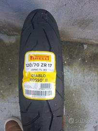 Coppia pneumatici Pirelli Diablo Rosso II 120-180