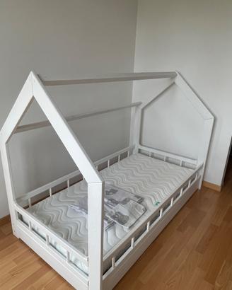 Letto montessori con materasso