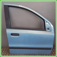 Porta Anteriore Destra DX AZZURRO FIAT PANDA 2Q Be