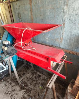 Pigia diraspatrice uva elettrica.