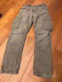Pantaloni Verdone Militare da Bambino 10-11Anni