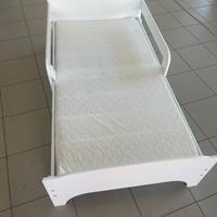 lettino 140x70 completo di materasso memory foam