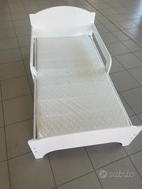 lettino 140x70 completo di materasso memory foam