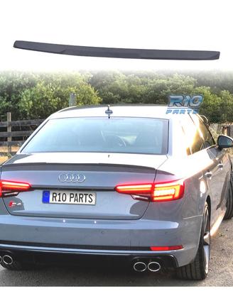 SPOILER AUDI A4 B9 SEDAN 15-19 LOOK RS4 NERO OPACO