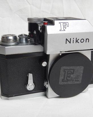 Nikon F Silver Camera Perfettamente Funzionante