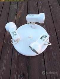 Lampadario a 3 faretti