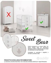 Lettino e Fasciatoio Sweet Bear Italbaby