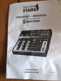 mixer Italian Stage nuovo 