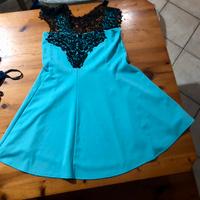 Vestito elegante azzurro