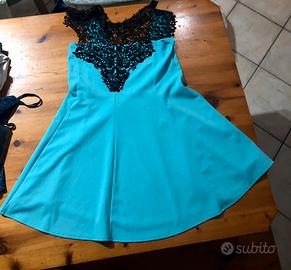 Vestito elegante azzurro