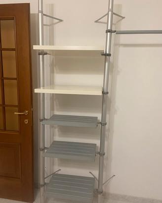 Struttura porta abiti e scarpiera