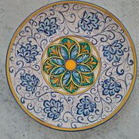 Piatto decorativo da muro in ceramica, 37,5 cm