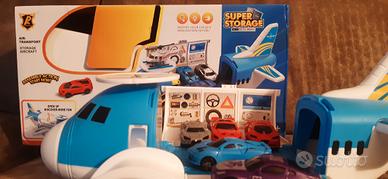 Aereo bambini e macchinine