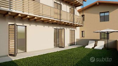 nuovo trilocale con giardino a Casazza - i