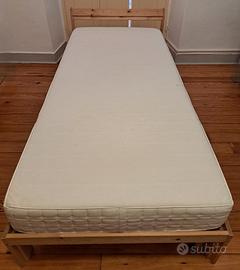 Letto singolo + materasso + doghe
