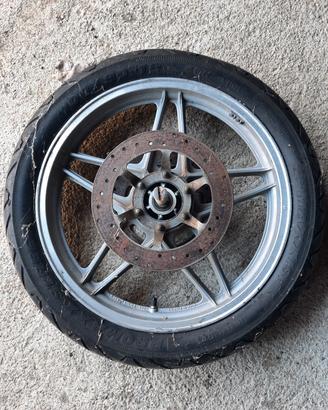 Cerchio e gomma nuova guzzi v35 v50 