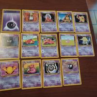 Lotto carte pokemon non comuni