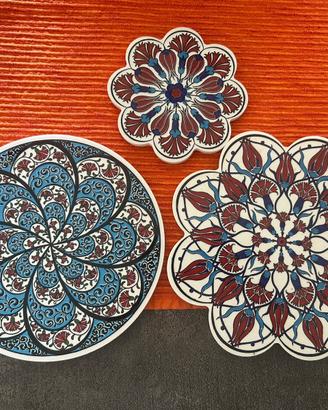 Set sottopentole in ceramica