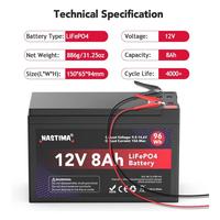 Batteria Nastima 12V 8Ah
