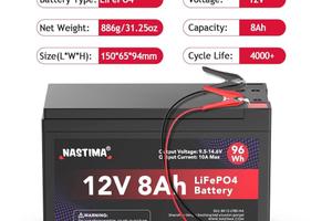 Batteria Nastima 12V 8Ah
