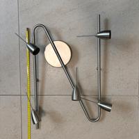 Lampadario con faretti orientabili