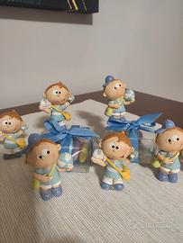 pupazzo per bomboniera nascita o compleanno 