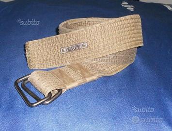 Cintura Gaudì Uomo Tessuto Verde Militare TG unica