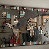 Specchio "Mappa del Mondo"