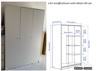 Mobili per stanzette