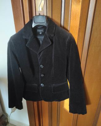 blazer nero velluto