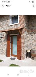 Pensiline/Tettoia in legno misura 200 x 100 cm 