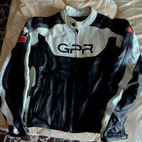 Giacca da moto in pelle taglia L