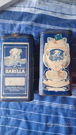 Pasta Barilla: scatole di latta