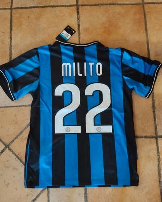 maglia milito Inter triplete